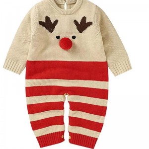 2023 The Newest Knitted Christmas Baby Sweater for Kids