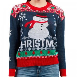 Stoke Wholesale-Ugly Merry Pullover Knitted Family Couple Christmas Sweater