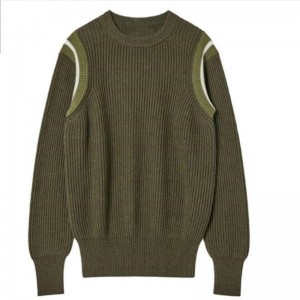 100% Cotton Men′s Pullover Crewneck Loose Knitwear